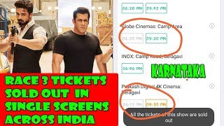 Watch Race 3 Movie Housefull In Single Screens In Karnataka And All Over India Video