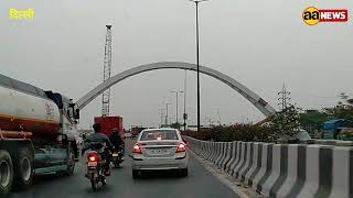 Watch Delhi elivated road | Madhuban chowk to Burari Video