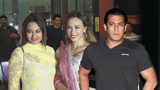 Watch Sonakshi Sinha And Salman's LADYLOVE Iulia vantur At Arpita Khan's EID PARTY 2018 Video