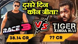 Watch RACE 3 Vs Tiger Zinda Hai | DAY 2 Box Office Collection | Salman Khan Video