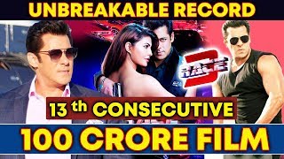 Watch RACE 3 Becomes Salman Khan's 13th Consecutive 100 CRORE Film Video