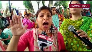 Watch Anganwari workers continue protest for enhancement of wages Video