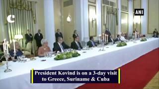 Watch President Kovind thanks Greece for supporting India for permanent seat in UNSC Video