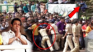 Watch FANS Go Out Of Control Outside Salman Khan's House | RACE 3 FEVER Video