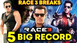 Watch RACE 3 BREAKS 5 BIG RECORDS | Salman Khan FEVER All Over Video