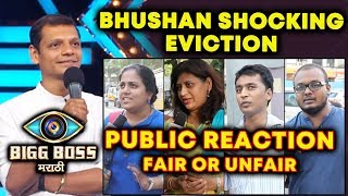 Watch Mumbai Public SHOCKED Over Bhushan Kadu ELIMINATION | Bigg Boss Marathi Video