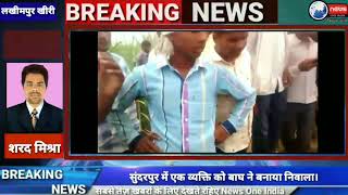 Watch à¤¸à¥à¤‚à¤¦à¤°à¤ªà¥à¤° à¤®à¥‡à¤‚ à¤à¤• à¤µà¥à¤¯à¤•à¥à¤¤à¤¿ à¤•à¥‹ à¤¬à¤¾à¤˜ à¤¨à¥‡ à¤¬à¤¨à¤¾à¤¯à¤¾ à¤¨à¤¿à¤µà¤¾à¤²à¤¾à¥¤ Video