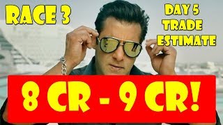 Watch RACE 3 Collection Day 5 I Shocking Early Estimates By TRADE Video