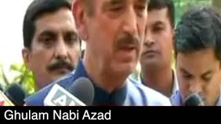 Watch Ghulam Nabi Azad addresses media on BJP-PDP Break Up in Jammu & Kashmir Video