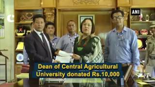 Watch Donation pours in for flood relief on Governorâ€™s call in Manipur Video