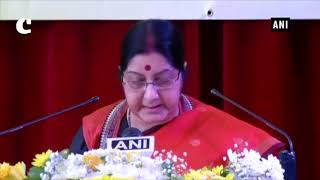 Watch Bilateral co-operation in education important since PM Modiâ€™s first visit to France- Sushma Swaraj Video