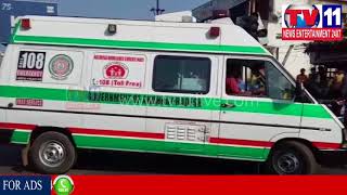 Watch MAN COMMITS SUICIDE  BEFORE PENDURTHI POLICE STATION,VISAKHAPATNAM  | Tv11 News | 10-01-2018 Video