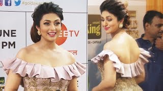 Watch Gorgeous Divyanka Tripathi At GOLD Awards 2018 Red Carpet Video
