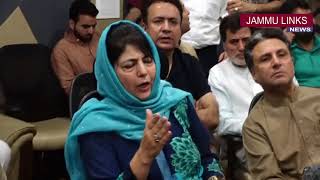 Watch Mehbooba Mufti resigns as J&K Chief Minister Video