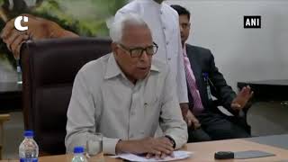 Watch Governor NN Vohra holds meeting with senior administration officers, security forces Video