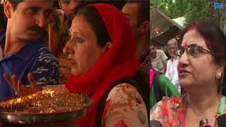 Watch Kashmiri Pandits reach Ganderbal for annual Mata Kheer Bhawani fair Video
