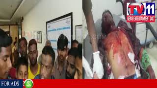 Watch PERSON BRUTALLY MURDERD BY ROWDY SHEETERS , FIRST LANCER , UNDER HUMAYUN NAGAR PS LIMITS | Tv11 News Video