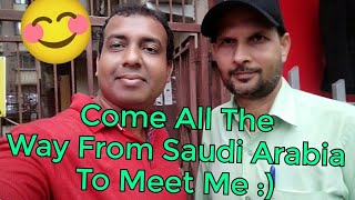 Watch Bollywood Crazies Fan Come All The Way From Saudi Arabia To Meet Me l Thanks For Love And Gift Bhai Video