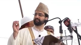 Watch At Eidgah, Mirwaiz says peace can't be created in a vacuum Video