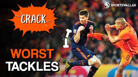 Watch Take a look at our pick of the worst World Cup tackles in history Video