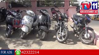 Watch BIKES  THIEF ARRESTED IN L B NAGAR AT HYDERABAD | TV11 NEWS | 05-02-2018 Video