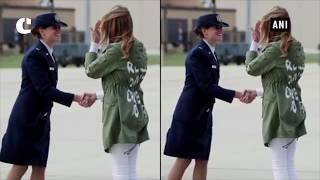 Watch Trump comes to Melania's rescue over jacket row Video