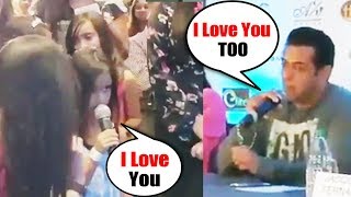 Watch Salman Khan GETS A CUTE Proposal From A SWEET GIRL - Watch This Video Now Video