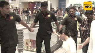 Watch Kajol slips while heading for an event in a mall Video
