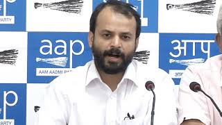 Watch AAP Senior Leader addressed Presser on Attack on AAP Punjab MLA Amarjit Sandoa. Video