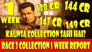 Watch Four Different Collections Of RACE 3 Movie After 1 Week Which One Is True I My Views Video