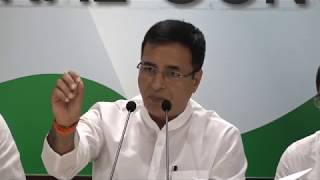 Watch Demonetisation Scam: AICC Press Briefing by Randeep Singh Surjewala at Congress HQ Video
