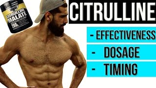 Watch Is CITRULLINE MALATE useful for BODYBUILDING (in Hindi) | What is best DOSAGE for CITRULLINE Video