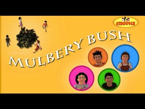 Watch The Mulberry Bush - 3D Animation - Nursery Rhymes Video