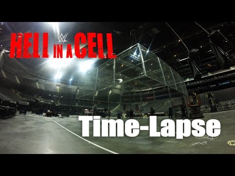 Watch Watch a time-lapse video of the construction of the infamous Hell in a Cell - WWE Wrestling Video Video