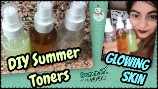 Watch DIY Natural Summer Toners for Glowing Refreshed Skin | Get Rid of Large/Open pores | JSuper Kaur Video