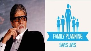 Watch Health ministry ropes-in Big B, to $ex up its contraceptive campaign Video