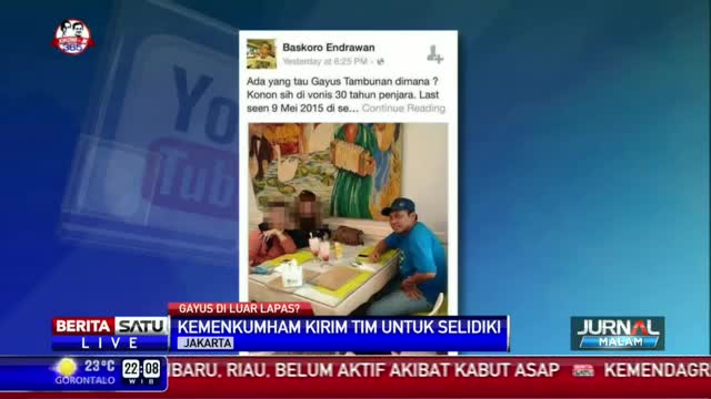 Watch Menkumham Selidiki Kebenaran Foto Gayus Tambunan Video