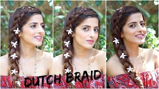 Watch How To : Easy Pulled Dutch Braid Tutorial | Braid Tutorials Video