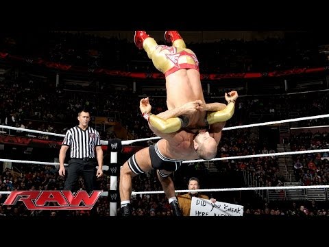 Watch Rey Mysterio & Sin Cara vs. The Real Americans- Raw, Jan. 27, 2014 - WWE Wrestling Video Video