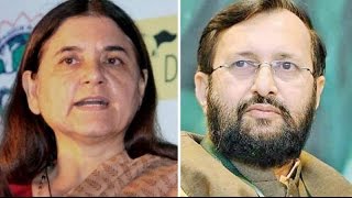 Watch Javadekar brushes off Maneka's attack, says government culls animals for a reason Video