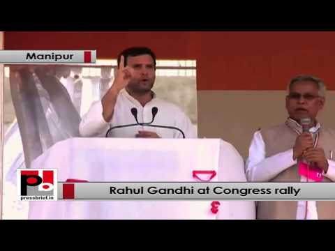 Watch Rahul Gandhi- Congress won't impose anything on Manipur Video