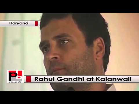 Watch Rahul Gandhi at Kalanwali, Haryana lashes out at BJP, Modi govt Video