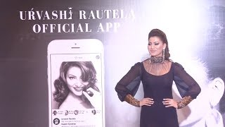 Watch Urvashi Rautela lauches her own mobile app Video