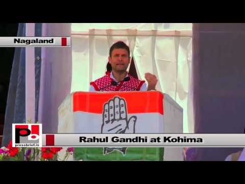 Watch Rahul Gandhi at Nagaland - I want everyone to get respect Video