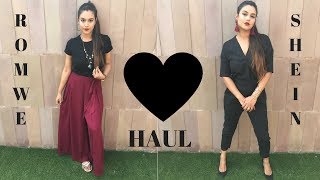 Watch SHEIN AND ROMWE HAUL Video