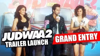 Watch Judwaa 2 Trailer Launch | GRAND ENTRY | Varun Dhawan, Jacqueline, Taapse Pannu Video