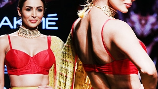 Watch Malaika Arora Khan Hot Steamy Red Blouse Look Video