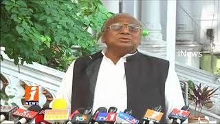 Watch Congress Leader V hanumantha Rao Serious Cmments On CM KCR And Governor | iNews Video