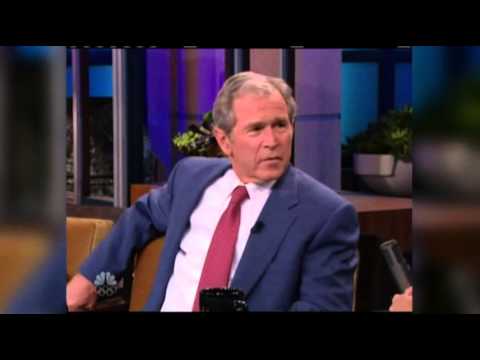 Watch George W. Bush Jokes Around With Jay Leno News Video Video