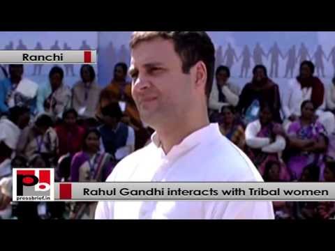 Watch Rahul Gandhi- We need to empower tribal women, give them equal opportunities Video